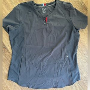 CHEROKEE iFlex women’s dark grey scrub top